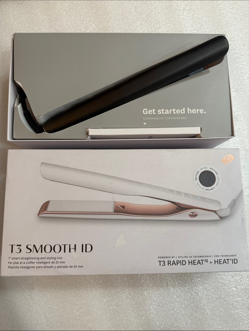 T3 Smooth ID 1” Flat Iron with touch interface